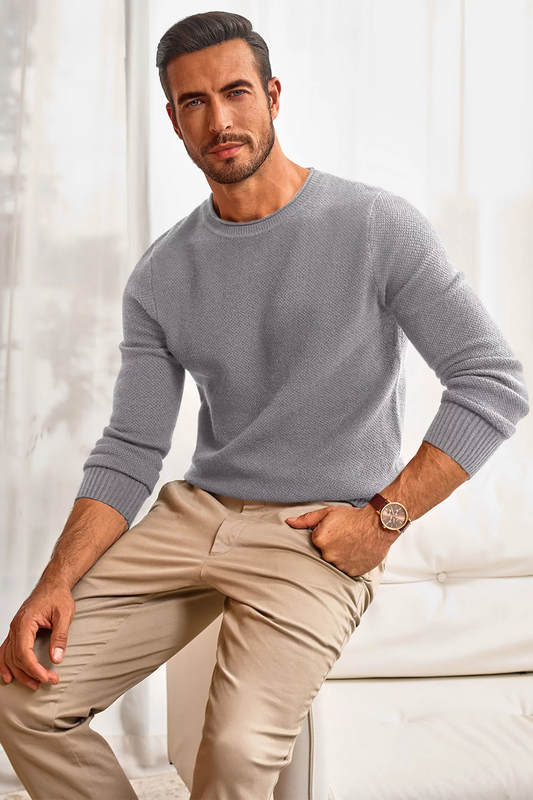 Runcati Mens Grey Pullovers Sweaters