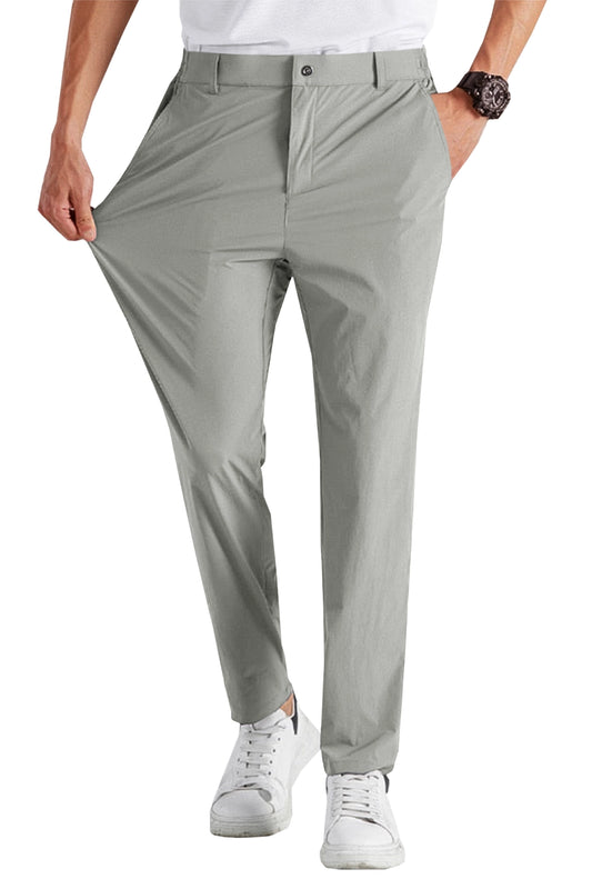 Runcati Mens Light Grey Golf Pants