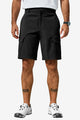 Runcati Mens Black Casual Golf Shorts