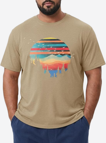 Runcati Light Khaki Hawaiian Beach Shirt