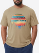 Runcati Light Khaki Hawaiian Beach Shirt