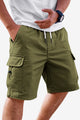 Runcati Army Green Cargo Shorts
