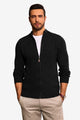 Runcati Mens Black Full Zip Cardigan