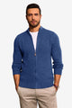 Runcati Mens Blue Full Zip Cardigan