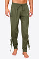 Runcati Mens Army Green Medieval Ankle Pants