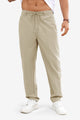 Runcati Mens Apricot Casual Pants