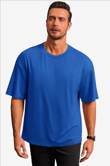 Runcati Mens Blue Casual T-Shirts