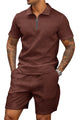 Runcati Mens Brown Summer Track Suits