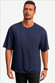 Runcati Mens Dark Blue Casual T-Shirts