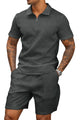 Runcati Mens Dark Grey Summer Track Suits