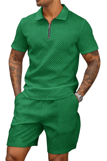 Runcati Mens Green Summer Track Suits