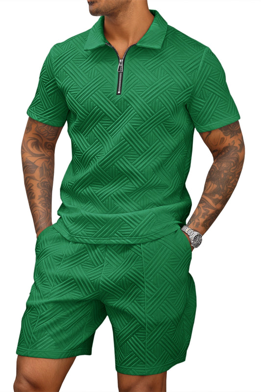 Runcati Mens Green Summer Track Suits