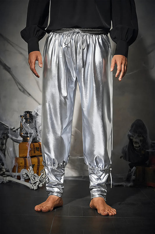 Runcati Mens Silver Medieval Ankle Pants