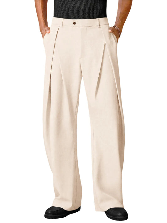 Runcati Apricot Baggy Dress Pants