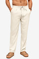 Runcati Apricot Casual Linen Pants