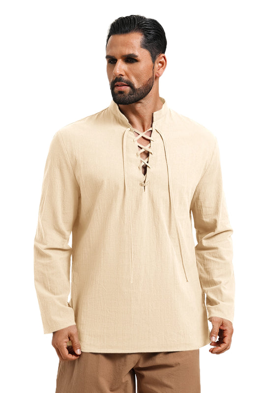 Runcati Apricot Renaissance Pirate Shirt