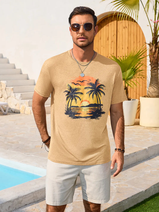 Runcati Apricot Short Sleeve T-Shirts