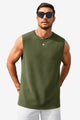 Runcati Army Green Gym Muscle Tank Tops