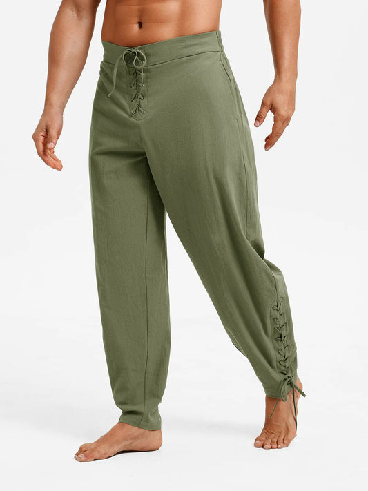 Runcati Army Green Medieval Pirate Pants