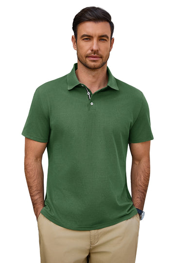 Runcati Army Green Mens Polo Shirts