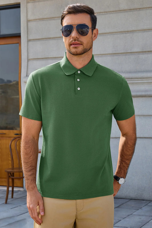 Runcati Army Green Mens Polo Shirts
