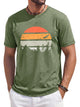 Runcati Army Green Short Sleeve T-Shirts