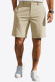 Runcati Beige Casual Golf Shorts
