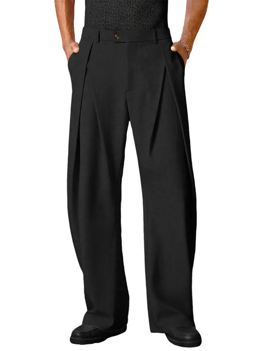Runcati Black Baggy Dress Pants