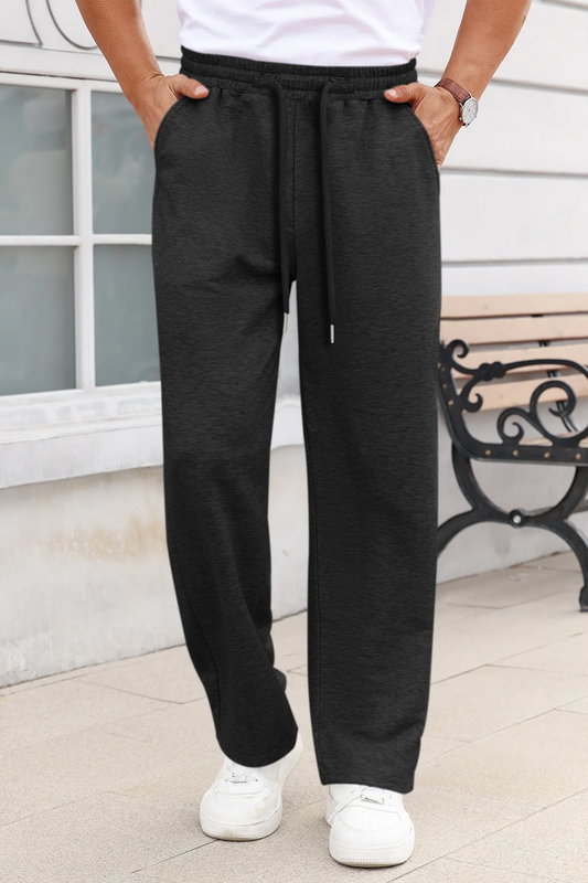 Runcati Black Casual Lounge Pants