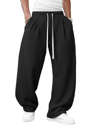 Runcati Black Casual Sweatpants