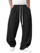 Runcati Black Casual Sweatpants