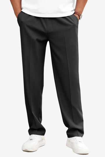 Runcati Black Drawstring Casual Pants