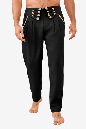 Runcati Black Gothic Medieval Pants