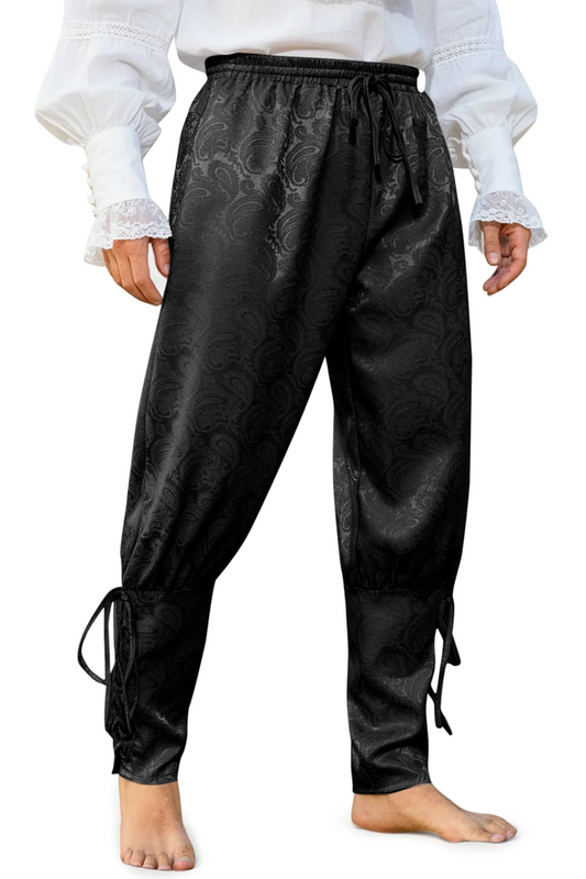 Runcati Black Medieval Ankle Pants