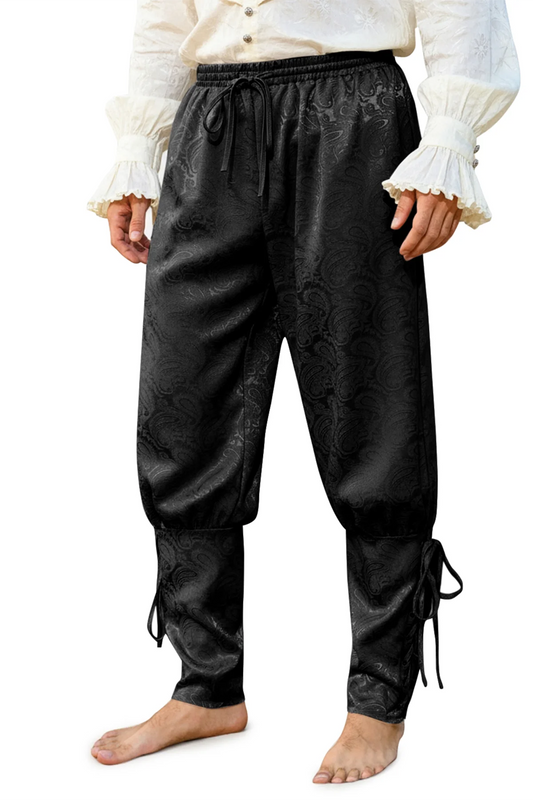 Runcati Black Medieval Ankle Pants