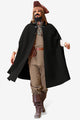 Runcati Black Medieval Hooded Cloak