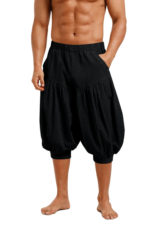 Runcati Black Pirate Casual Pants
