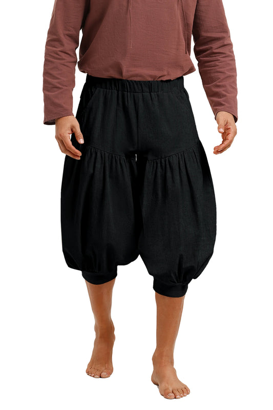 Runcati Black Pirate Casual Pants