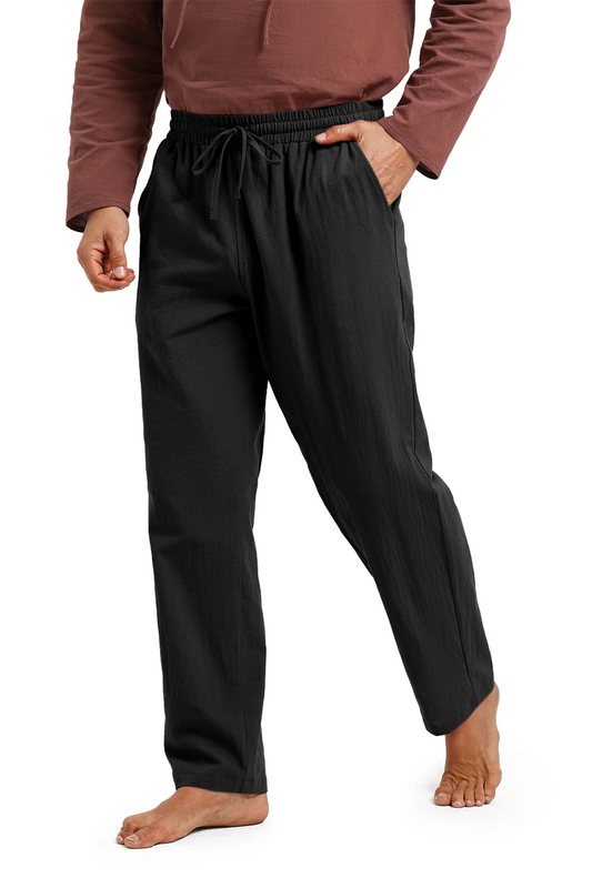 Runcati Black Pirate Costume Pants
