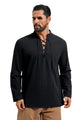 Runcati Black Renaissance Pirate Shirt