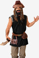 Runcati Black Renaissance Pirate Shirt