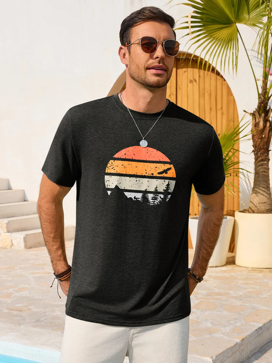 Runcati Black Short Sleeve T-Shirts