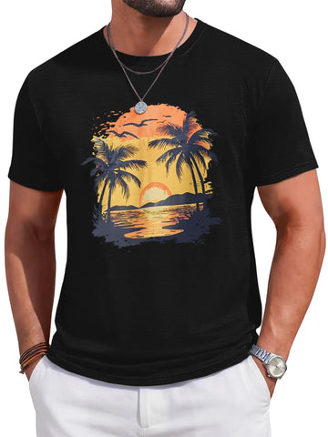 Runcati Black Short Sleeve T-Shirts