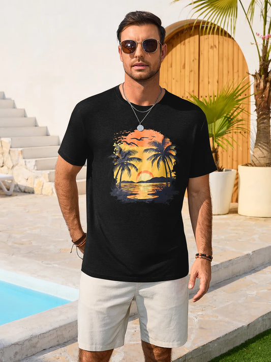 Runcati Black Short Sleeve T-Shirts