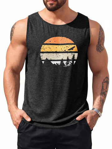 Runcati Black Tank Tops