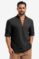 Runcati Black Viking Pirate Shirt