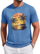 Runcati Blue Short Sleeve T-Shirts