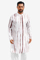 Runcati Brown Print Kaftan Shirt
