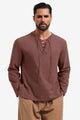 Runcati Brown Renaissance Pirate Shirt