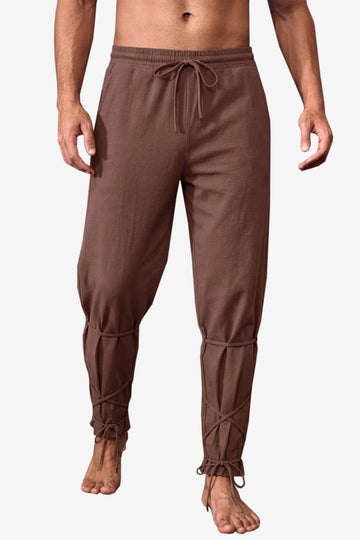 Runcati Brown Viking Costume Pants